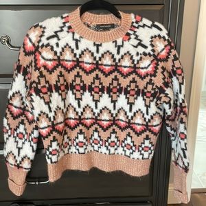 Ann Taylor Small sparkle and soft pattern sweater